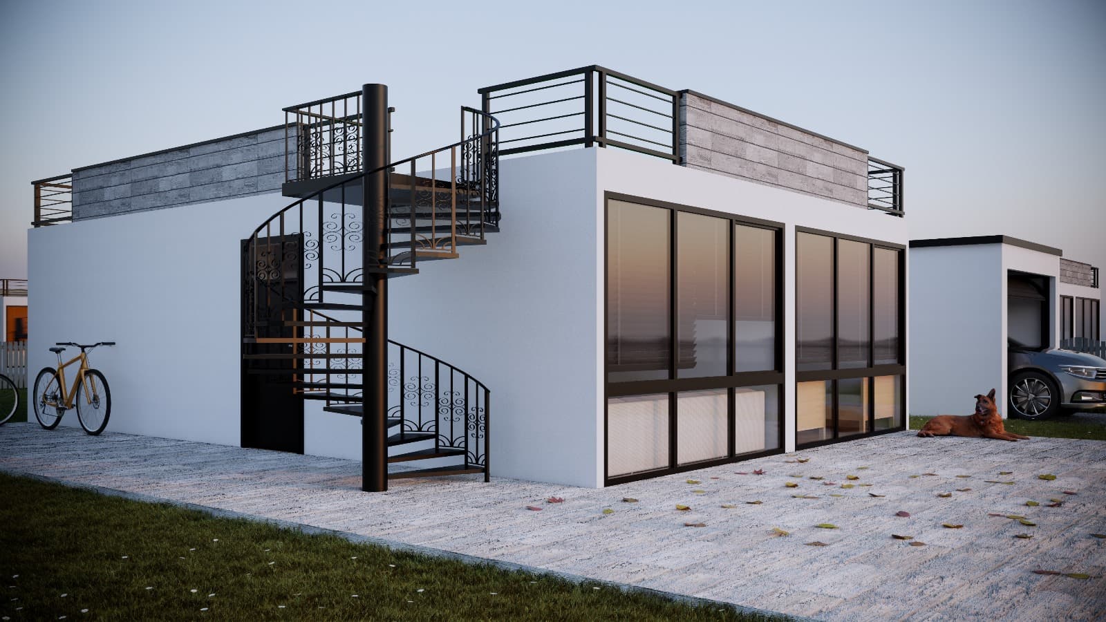 Vila 3 modulare me taras — gallery 2 of 5